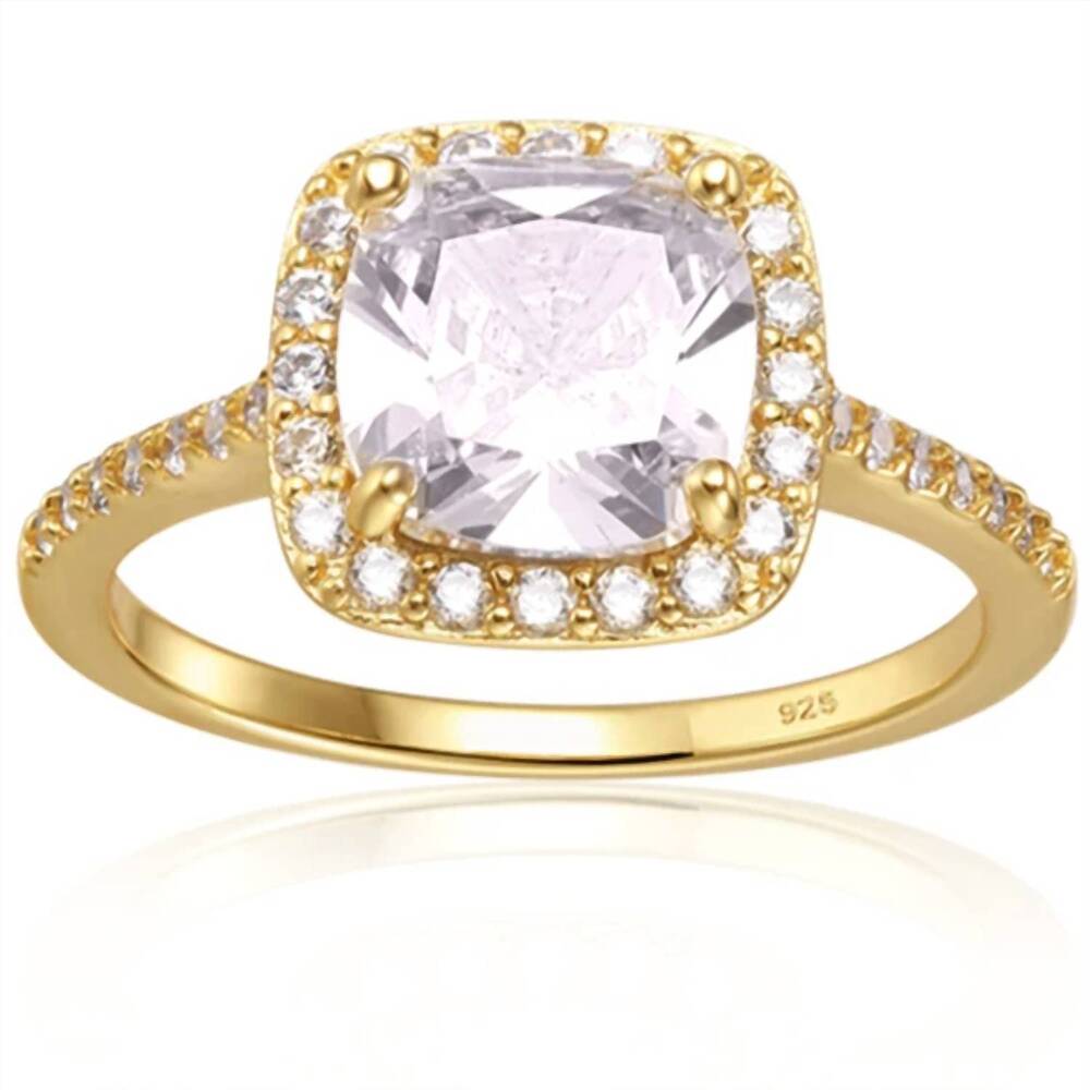 NEW STARLETTE women's dionne engagement ring in gold